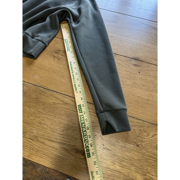 Spanx AirEssential Pullover Women Size XS Green Half Zip Sweatshirt Comfy Preppy - Picture 7 of 12